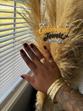 Diamond Cut Nugget Ring