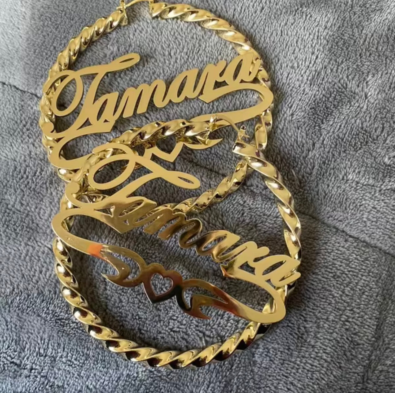 Custom Hoop Earrings