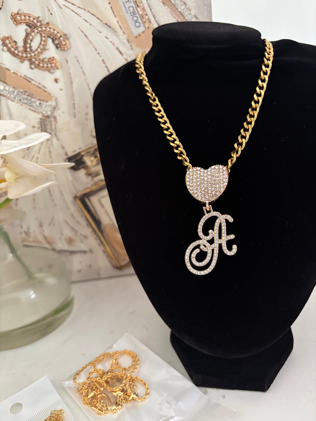 Iced Out Heart/Initial Chain